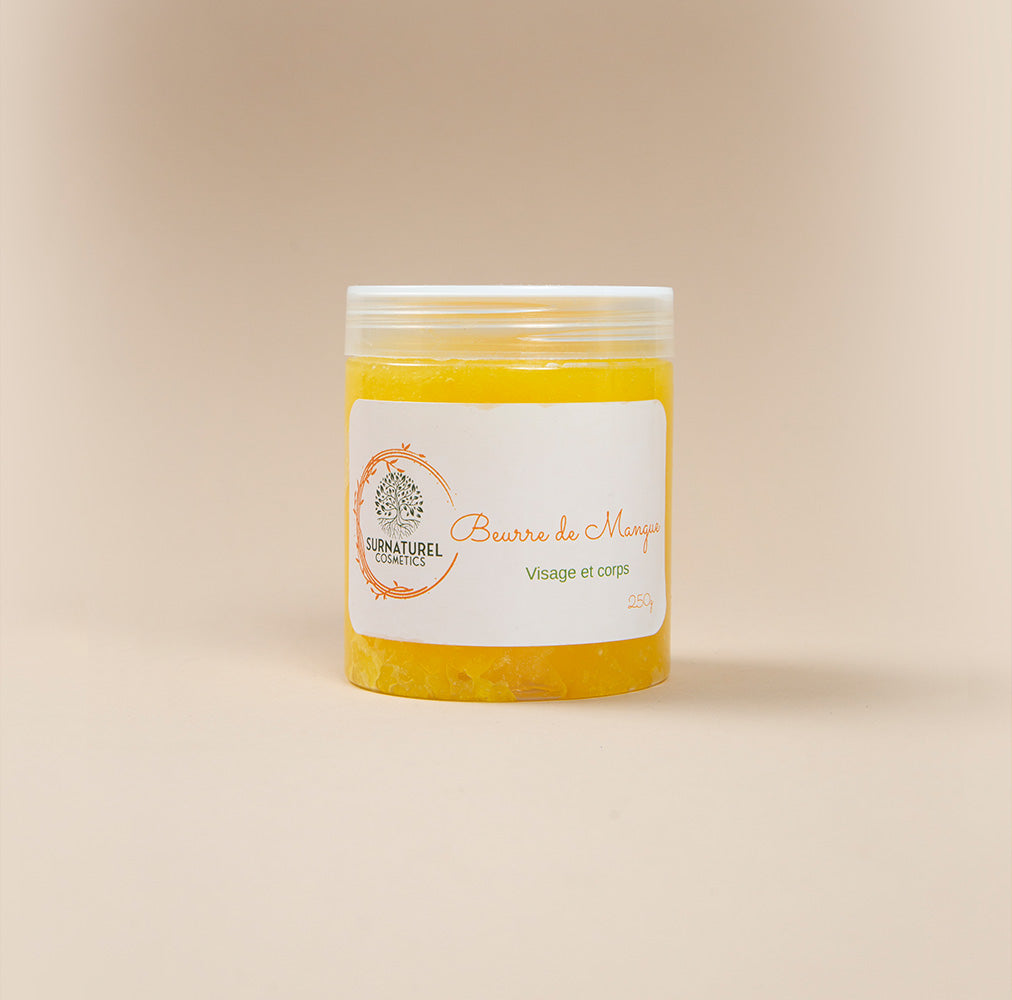 Beurre De Mangue Qualité Extra - 250 Grammes - Cire Végétale Naturelle - Fabriqué En France