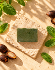 Savon Menthe Palmiste FRESH+ 60 g SRN Cosmetics – vue éditoriale premium