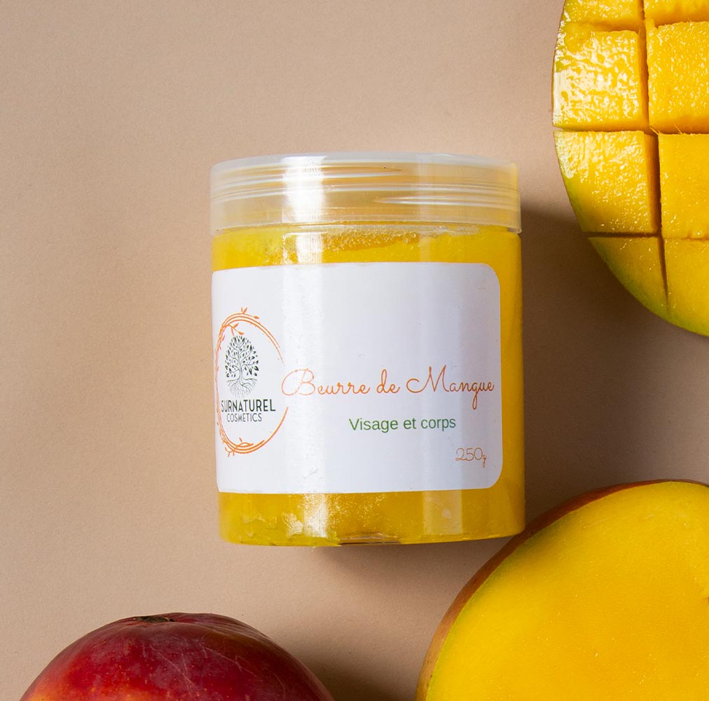 Beurre de mangue - 250 g - Qualité cosmétique - 100 % pur et