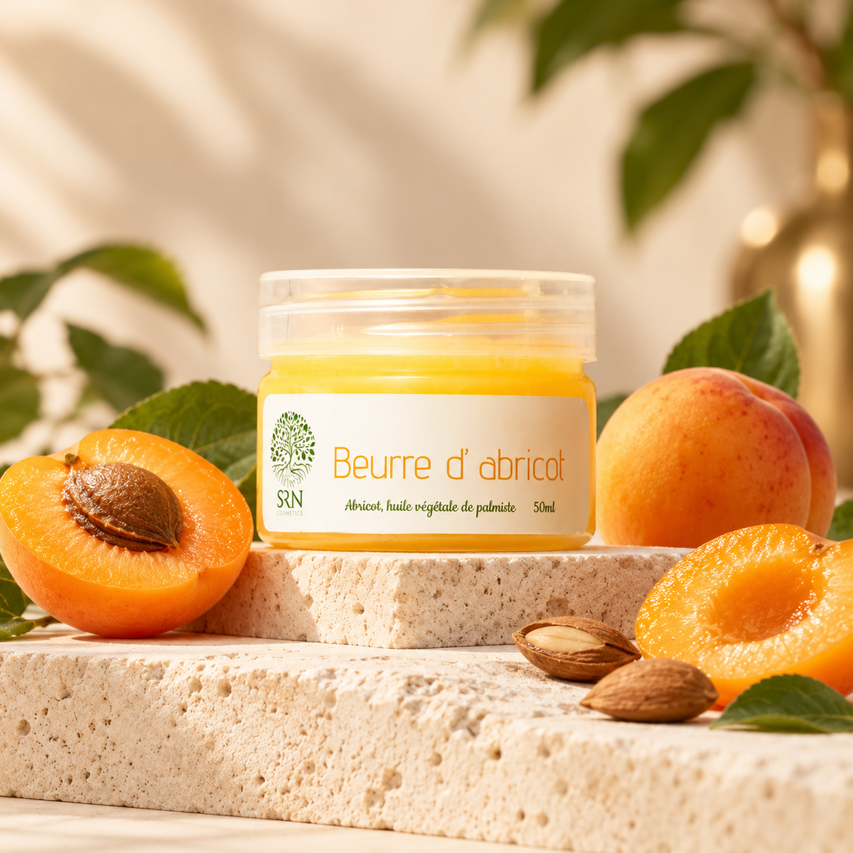 Beurre d’Abricot 50 g SRN Cosmetics – visuel produit premium