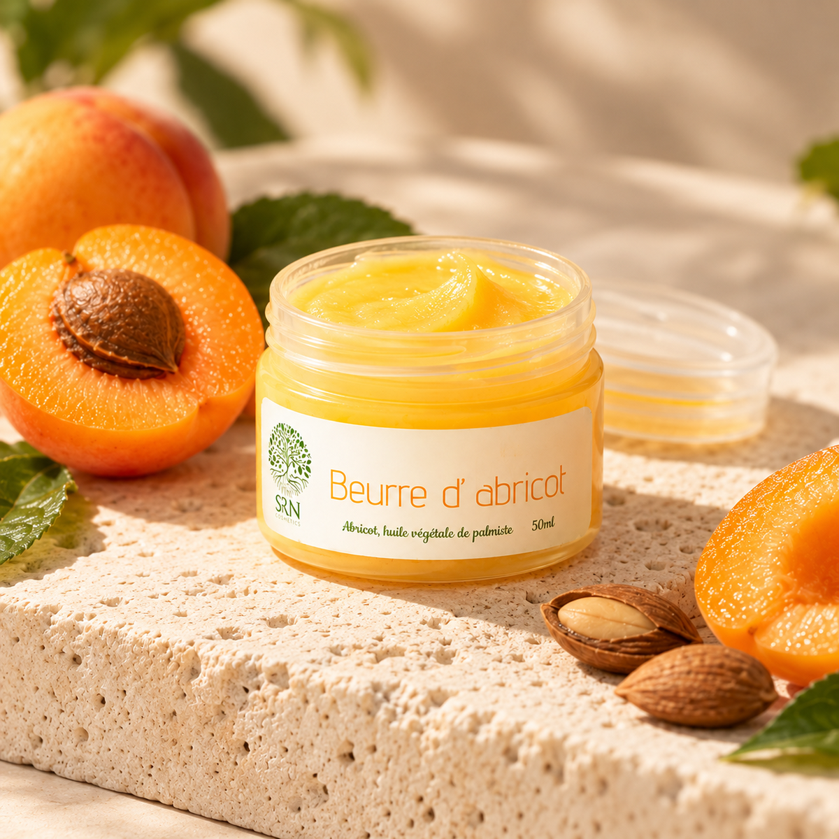 Beurre d’Abricot 50 g SRN Cosmetics – vue sensorielle premium