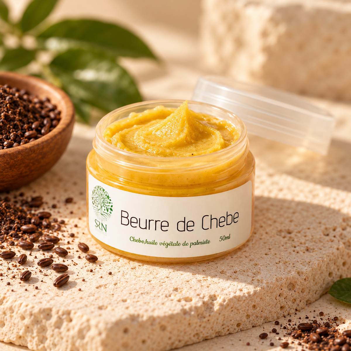 Beurre de Chébé 50 g SRN Cosmetics – vue sensorielle premium