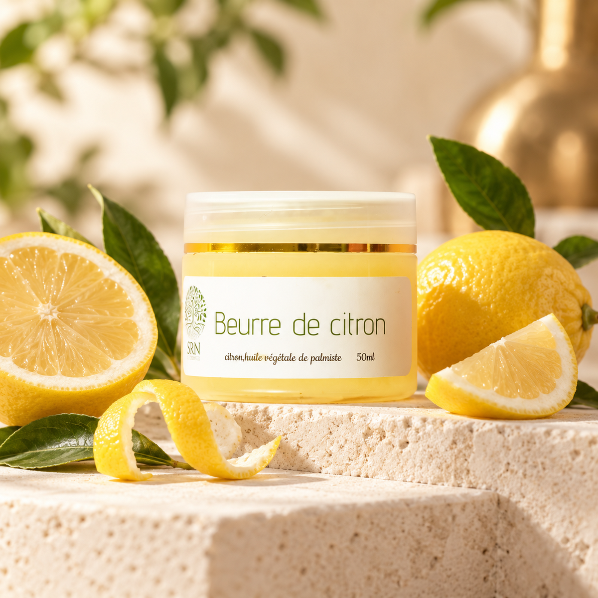 Beurre de Citron 50 g SRN Cosmetics – visuel produit premium