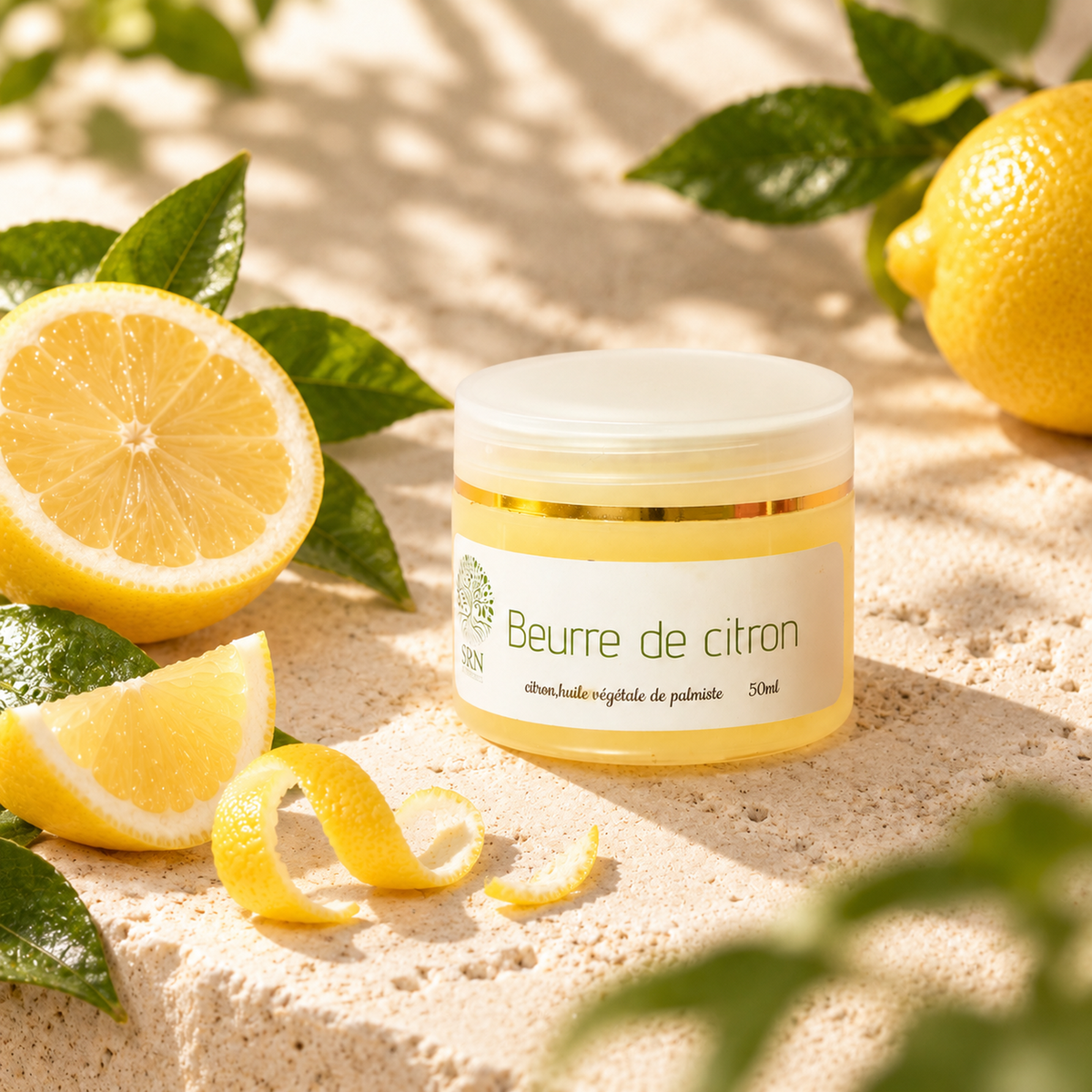 Beurre de Citron 50 g SRN Cosmetics – vue éditoriale premium