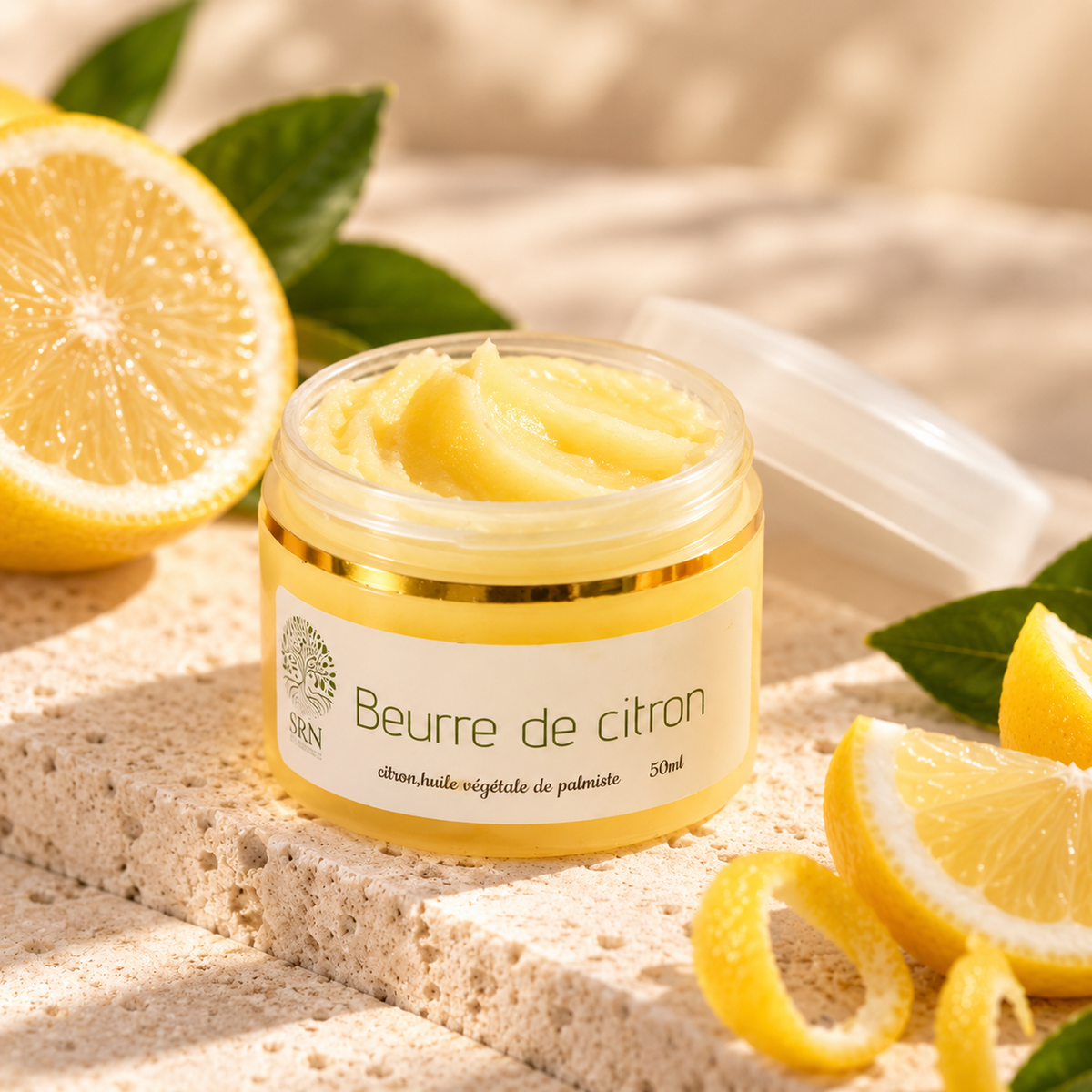 Beurre de Citron 50 g SRN Cosmetics – vue sensorielle premium