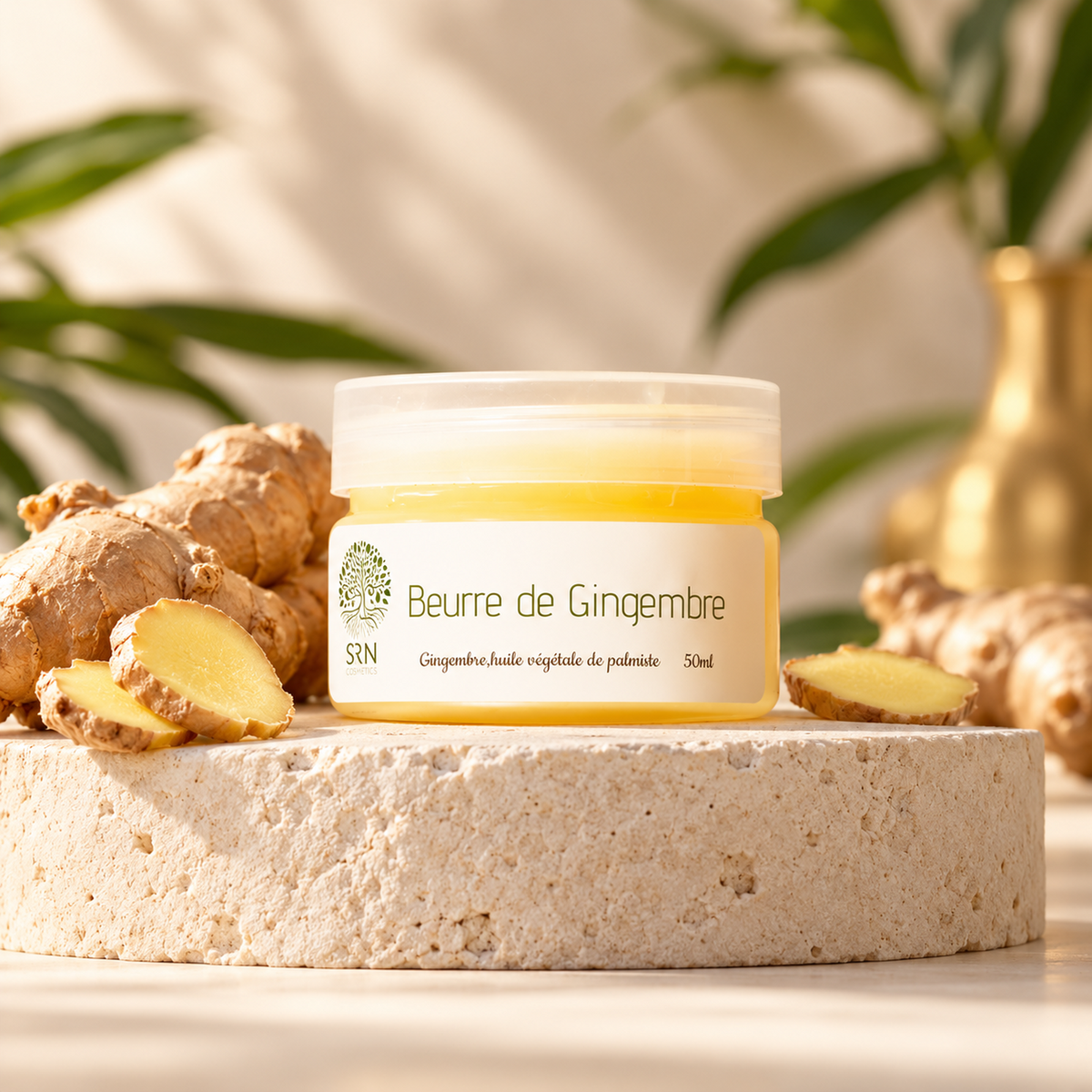 Beurre de Gingembre 50 g SRN Cosmetics – visuel produit premium