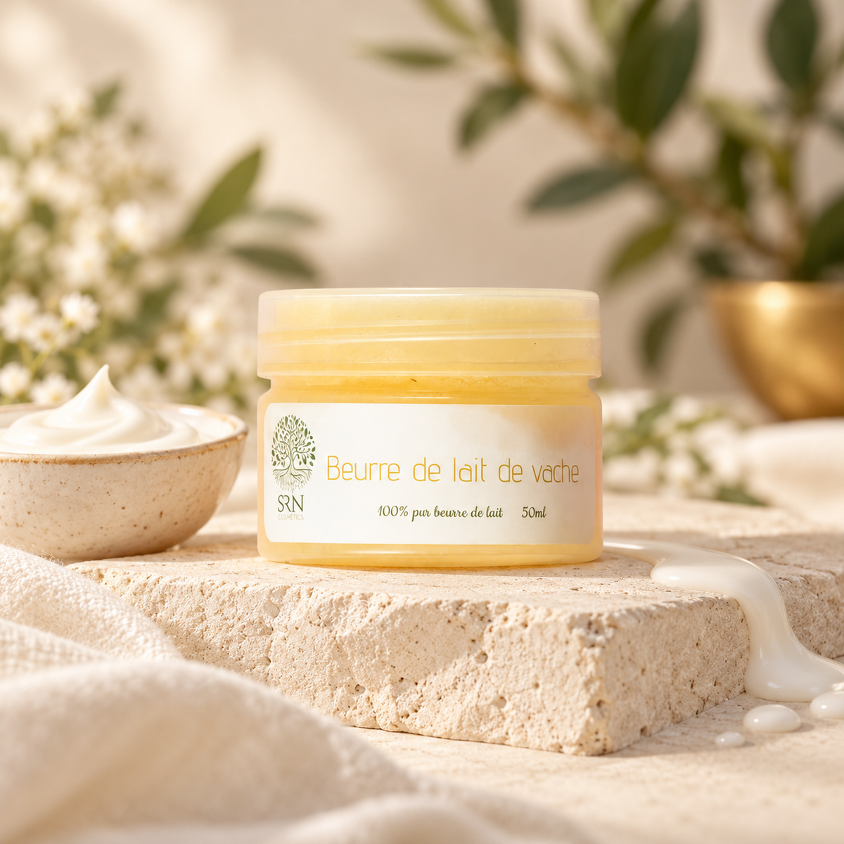 Beurre de Lait de Vache 50 g SRN Cosmetics – visuel produit premium