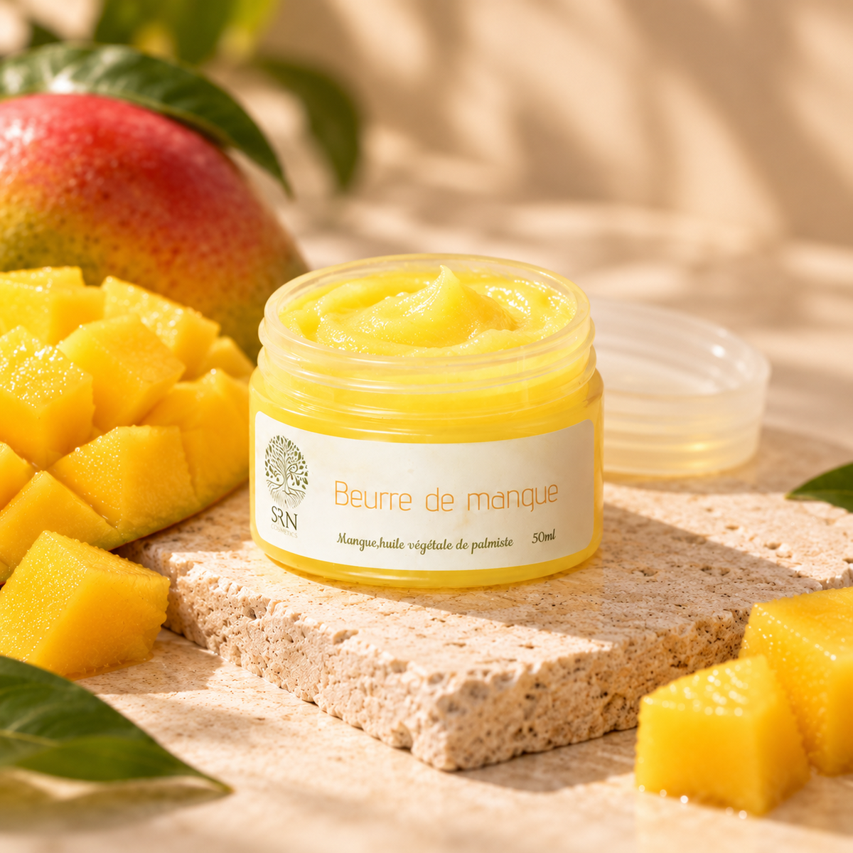 Beurre de Mangue GLOW+ 50 g SRN Cosmetics – vue sensorielle premium