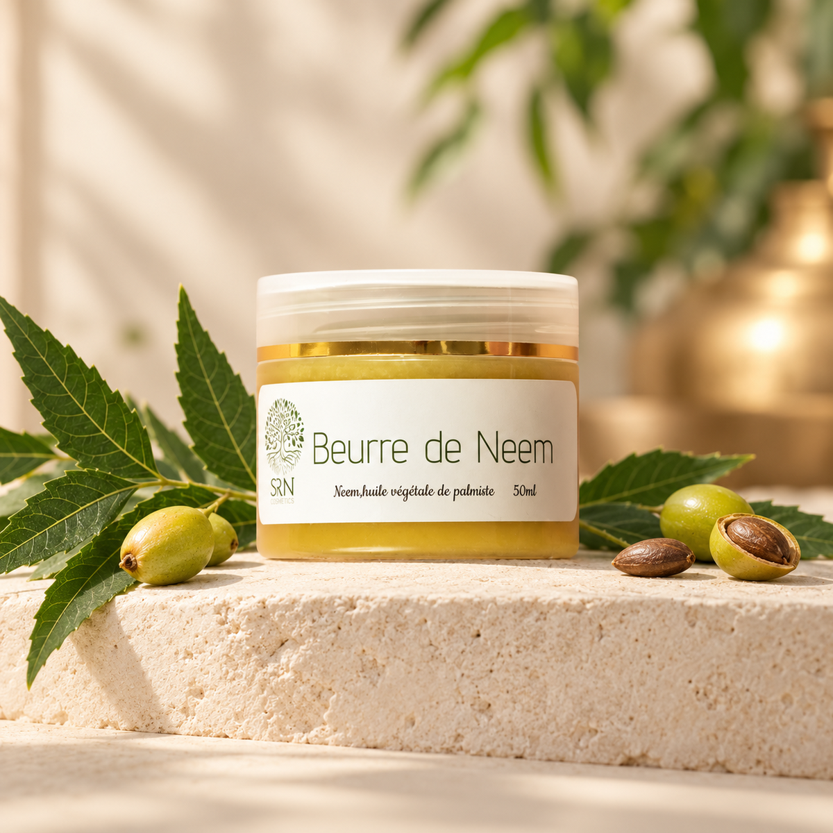 Beurre de Neem 50 g SRN Cosmetics – visuel produit premium