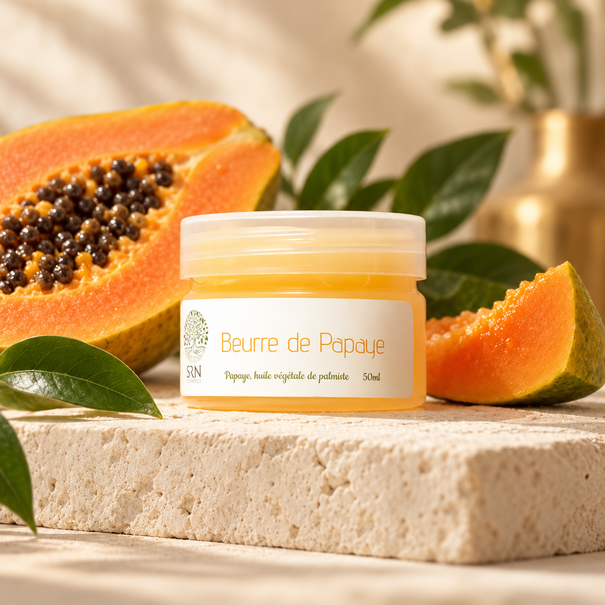 Beurre de Papaye 50 g SRN Cosmetics – visuel produit premium
