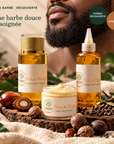 Pack Barbe Découverte SRN Cosmetics – Huile de Palmiste, Huile de Chébé et Beurre de Karité 50 g