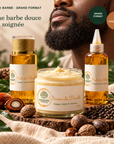 Pack Barbe Grand Format SRN Cosmetics – Huile de Palmiste, Huile de Chébé et Beurre de Karité 250 g