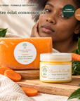 Pack Peau Terne Découverte SRN Cosmetics – Savon Carotte 200 g et Beurre de Carotte 50 g