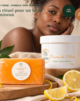 Pack Peau Terne Teint Uniforme SRN Cosmetics – Savon Carotte 200 g et Beurre de Citron 250 g