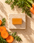 Savon Carotte ÉCLAT+ 60 g SRN Cosmetics – vue éditoriale premium